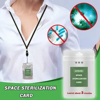

Air Sterilization Card Disinfection Sterilization Protection Card Home Sterilization Disinfectant Neck Lanyard Sterilizer Card
