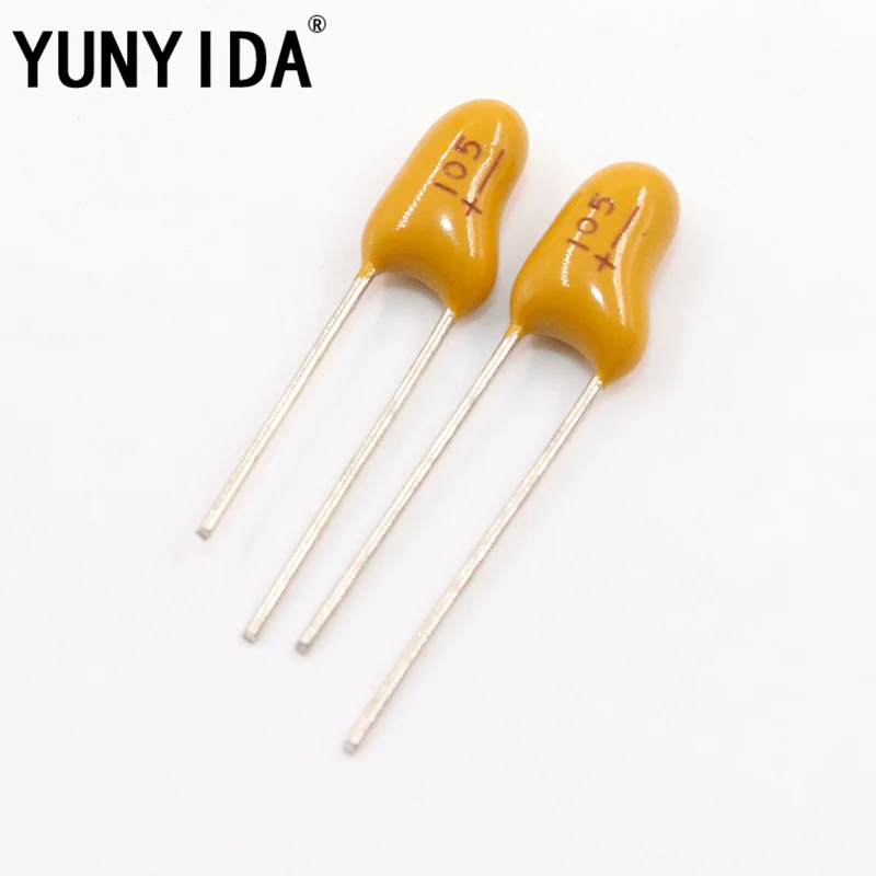 10PCS DIP Tantalum Capacitor 16V 25V 35V 50V 0.1UF 1uf 2.2UF 4.7UF 10UF 22UF 33UF 47UF 100UF 104 224 474 105 225 106 226 476 107 Tantalum Capacitor