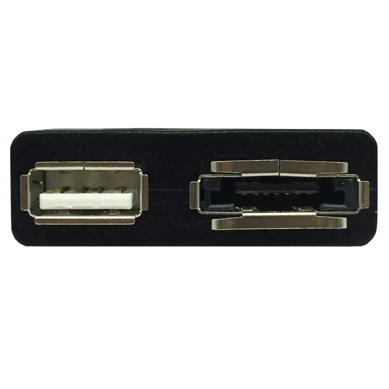 ESATAp мощность над ESATA комбинированный штекер для USB 2,0 Тип A Женский и ESATA Женский адаптер соединитель конвертер