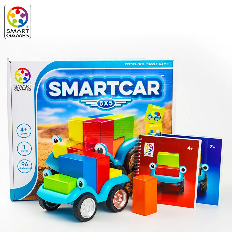 

Belgium Smart Games Children Board Game Smart Car 5X5 Educational Assembled Car Toy Intelligence 4 +