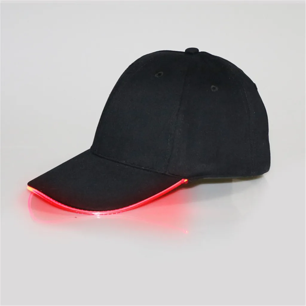 LED Lighted up Hat Glow Club Party Baseball Caps Hip Hop Adjustable