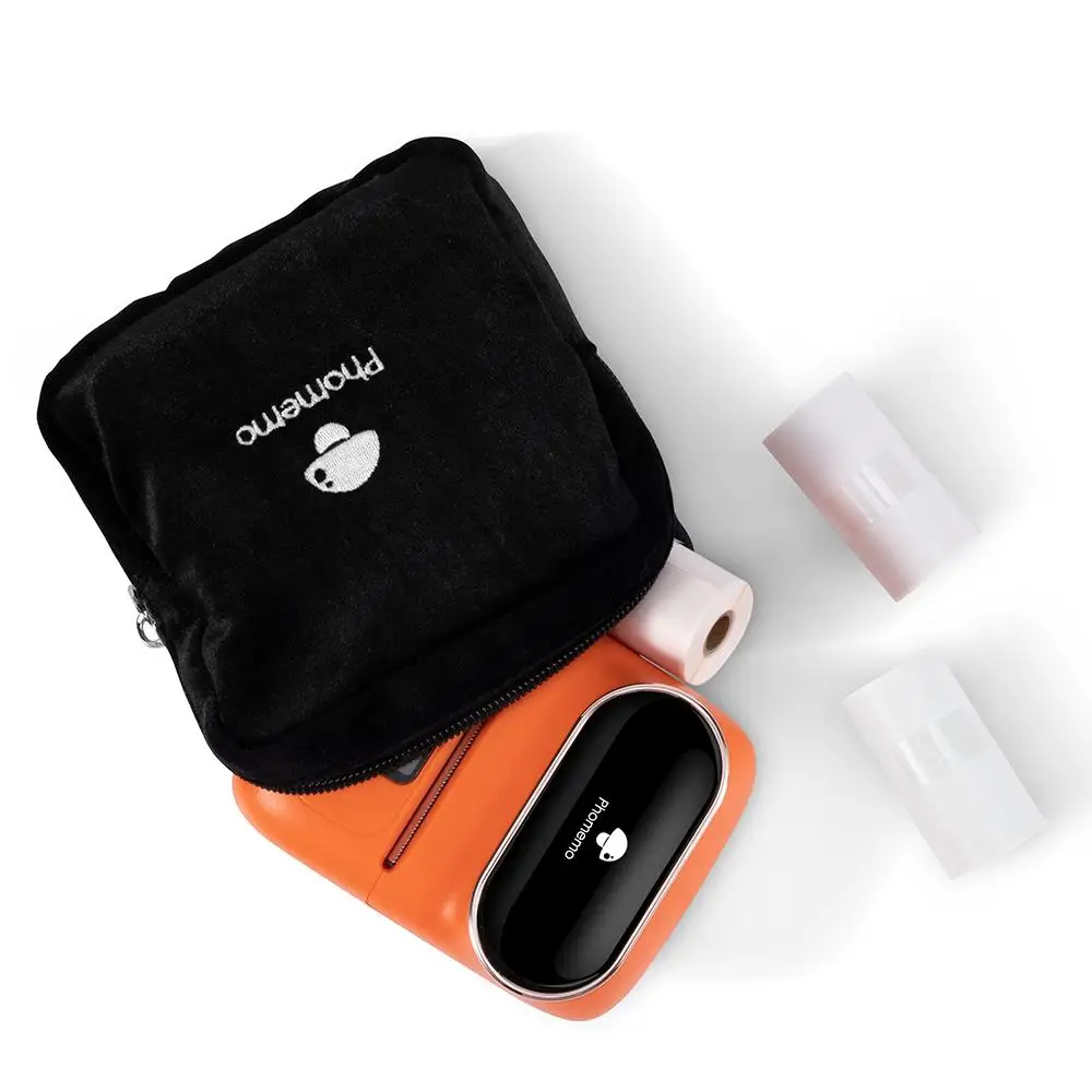 Phomemo Thermal Printer Storage Bag Suitable for M02/M02S/M110/M02 Pro Thermal Paper Roll Storage Bag, stationery storage box