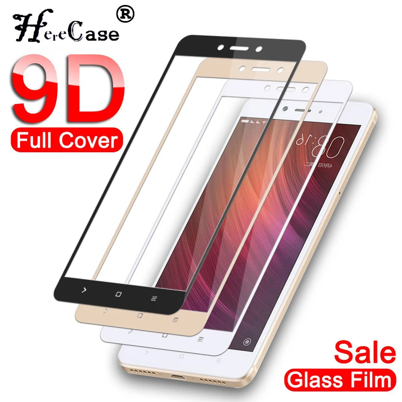 Защитное стекло 9D для Xiaomi Redmi Note 4 4X 5 5A Pro Защита экрана Plus S2 пленка из закаленного