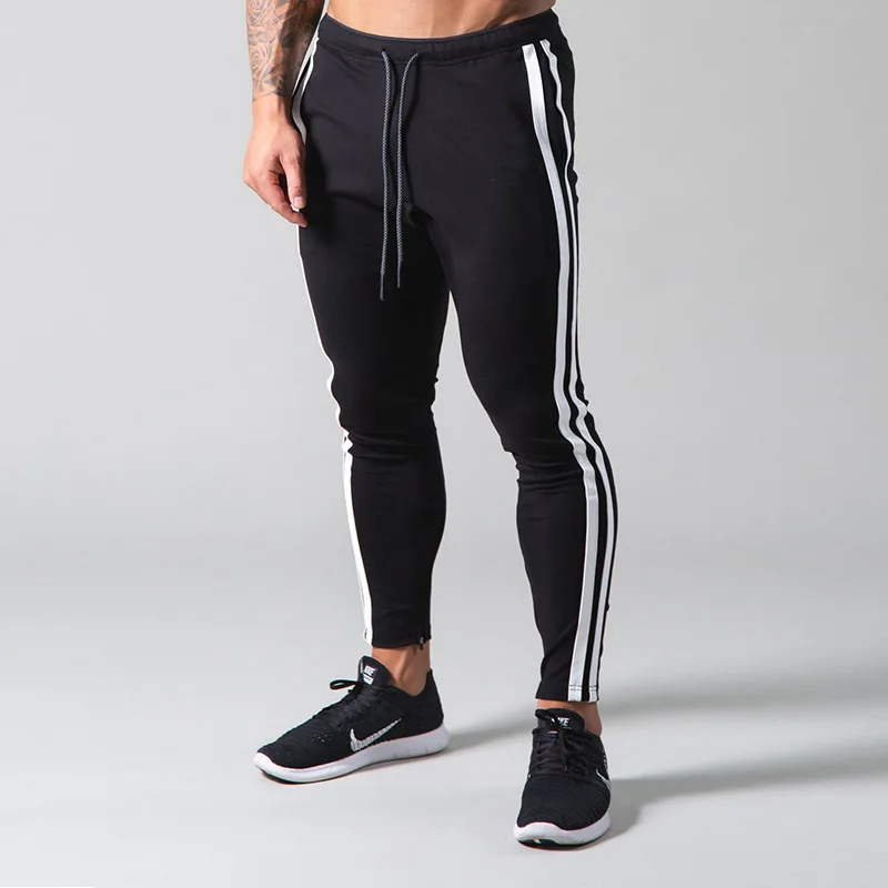 

New 2021 Sports Pants Men Joggers Sweatpants Streetwear Trousers Fashion Muscle Mens Pants
