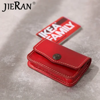 

2020 Women Purse Vintage Small Short Leather Wallet Luxury Card Case Coin Purses Mini Female Wallets Japanese Credit Card Holder