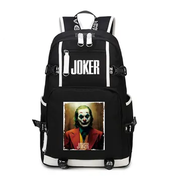 

2019 film joker Joaquin Phoenix Backpack Cosplay Anime Canvas Bag Schoolbag Travel Bags