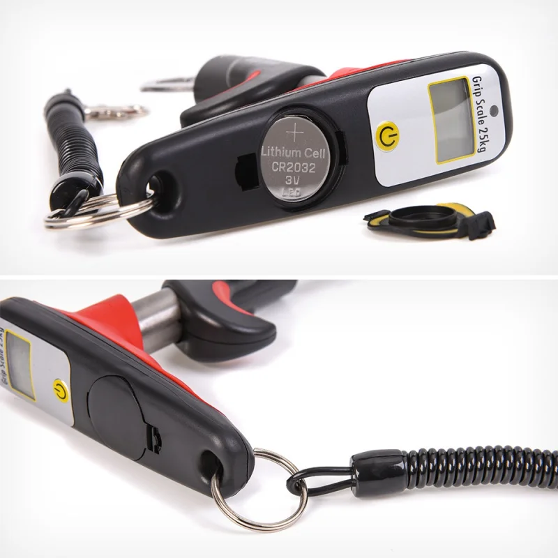 

25kg/55lb Scale Digital Fishing Grip Stainless Steel Fish Lip Gripper Grabber ABS Electronic Portable Weighing Weight WQ