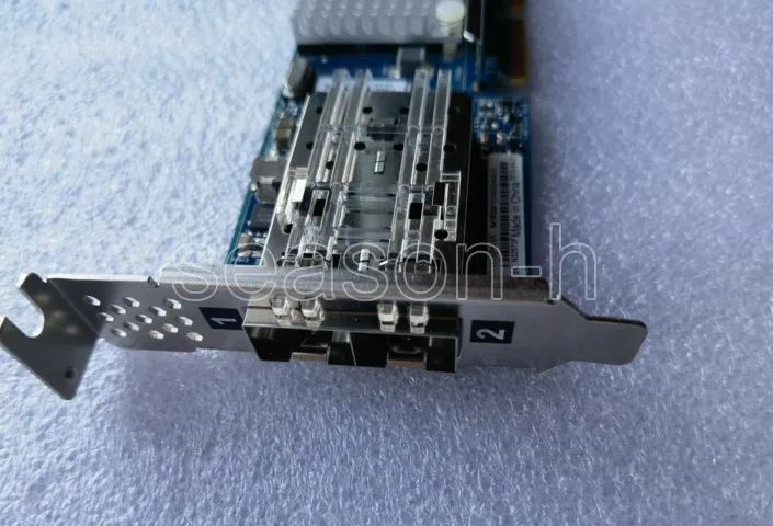 Adaptador de Rede Porta Dupla Adaptador Sfp Exlom Ibm 94y5230 10gb 4 Placas de rede