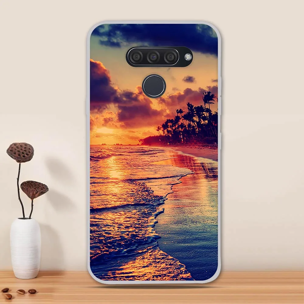 Силиконовый чехол для LG Q60/K50/K12 Prime Чехол Мягкий ТПУ чехол для телефона для LG K50 задняя крышка Funda Coque Capa оболочка бампер - Цвет: 20