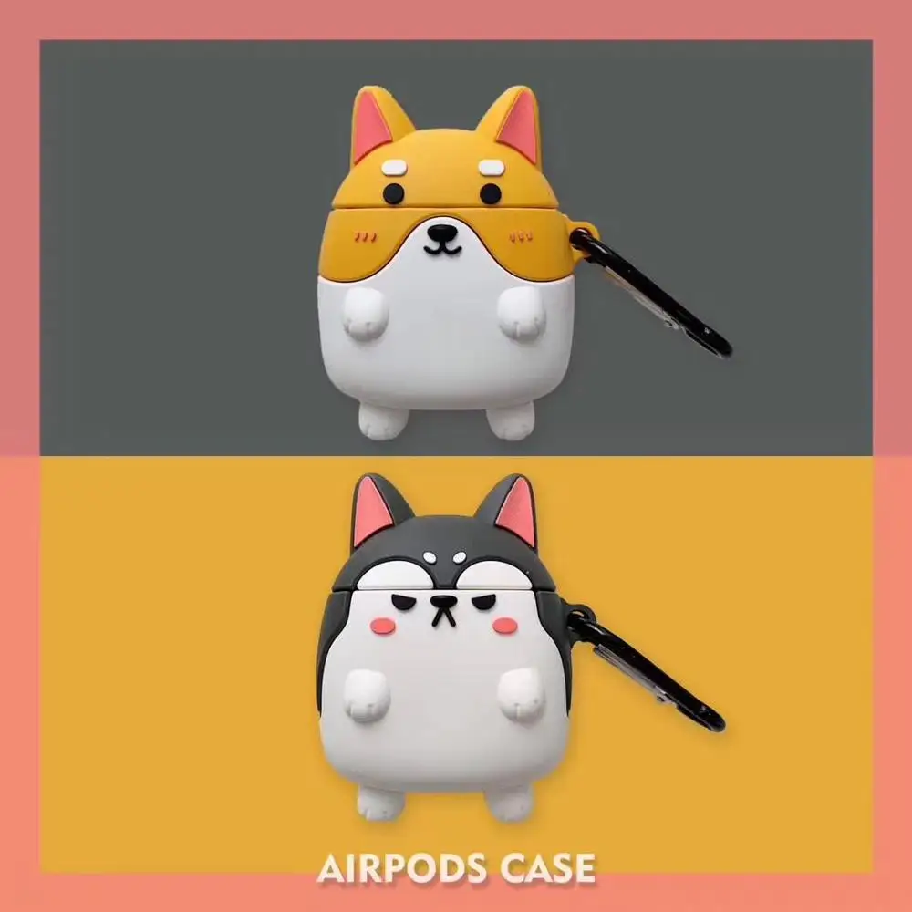 LOVERONY мультфильм Bluetooth наушники 3D силиконовый чехол для Apple AirPods 2 1 Earpods защитный чехол Coque милые Air pods Fundas