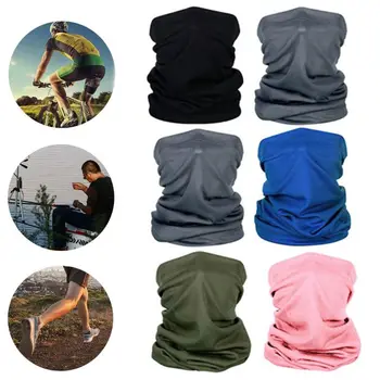 

2Pcs Unisex Summer Multifunctional Face Cover Scarf with 10Pcs PM2.5 Filters Breathable Mesh Cycling Bandana Neck Gaiter