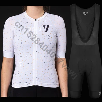 

2020 Woman Short sleeve sexy body team tri skinsuit Equipment custom cycling clothing VOID maillot Cycling Triathlon