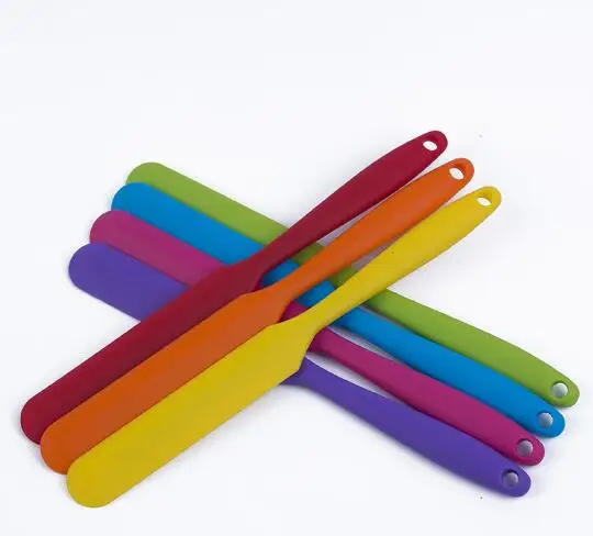 Silicone Cream Butter Cake Spatula Mixing Batter Scraper Brush Butter Mixer Cake Brushes Baking Tool