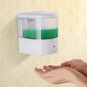 

1pc Automatic Soap Dispenser Wall Mounted Hand Sanitizer Infrared Hand Sanitizer Machine for Hotel Restaurant