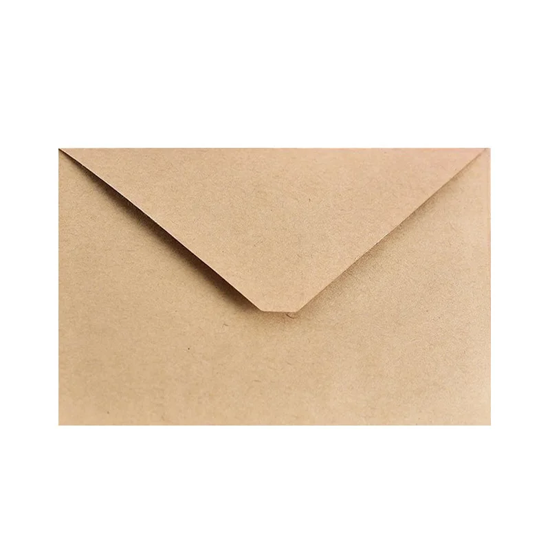 Kraft Paper Envelopes 10 Pieces 15*11cm Retro Solid Color Antique For Greeting Card Postcard Letter Invitation