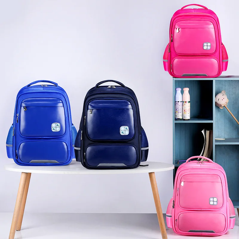 

Children's Schoolbag Primary School Boy Grade 4-6 Spine Protection Burden Light Large Capacity Girls Shoulder Backpack