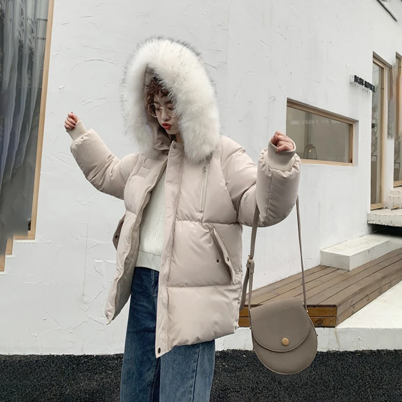 2019 новая парка женские зимние пальто Женская Длинная Куртка женская повседневная меховая куртка с капюшоном теплые парки Женское пальто