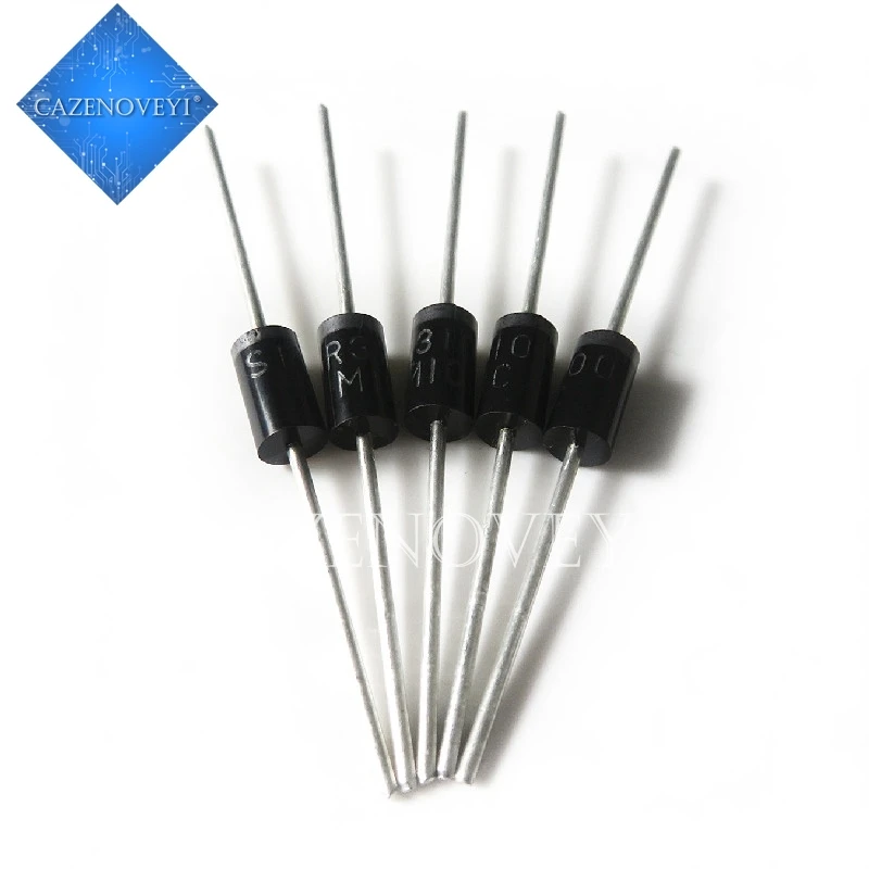 100PCS 1N5817 1N5819 1N5399 1N4937 1N4004 Schottky Rectifier Diode 1N4001 1N4007 UF4007 HER107 FR207 FR157 FR107 RL207 DO 41|Диоды| |