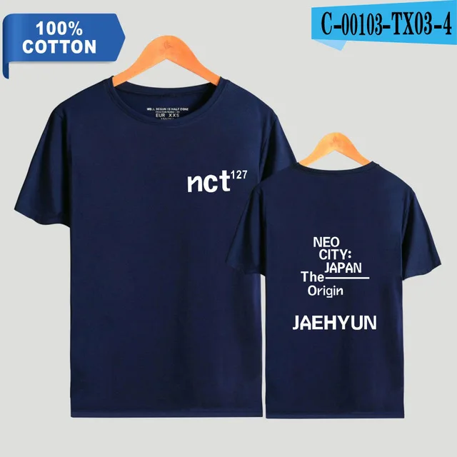 Хлопок NCT 127 футболка женская/Мужская Унисекс с коротким рукавом Повседневная футболка Harajuku футболка одежда XXS-4XL - Цвет: 14