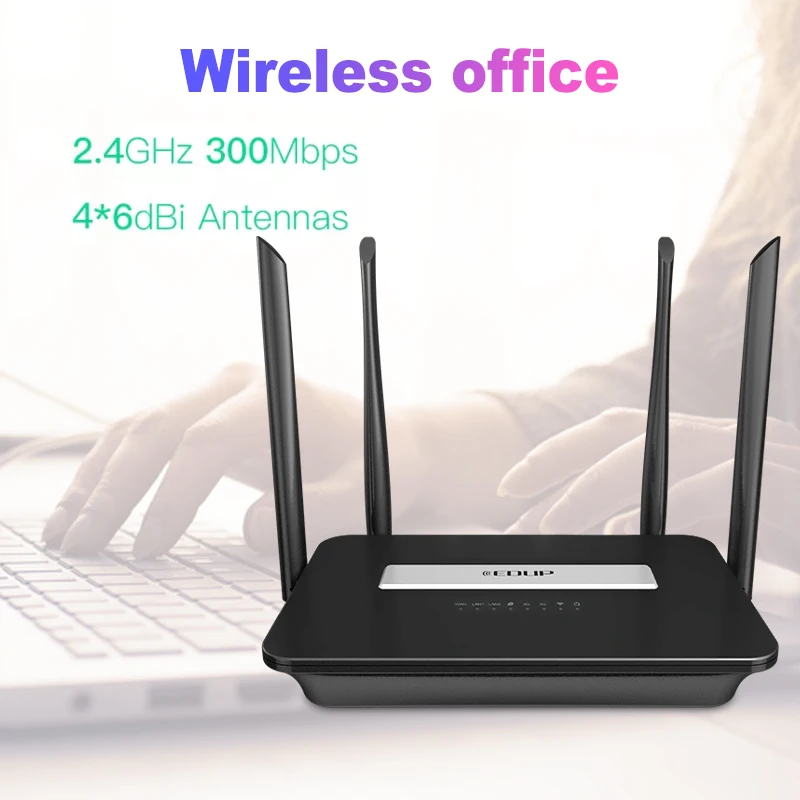 Edup 4g Roteador Wi-fi Sim Cartão sem Fio Wi-fi Roteador Casa Hotspot 4g Rj45 Wan Wifi Modem Roteador Cpe 4g wi fi Slot Dongle Roteadores sem fio - Imagem 2