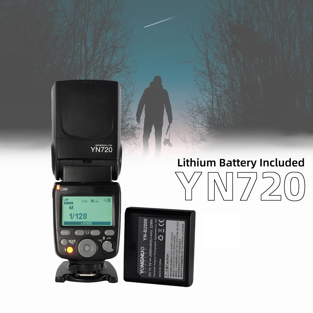 YONGNUO YN720 Flash Speedlite Wireless Flash Master Slave Speedlite