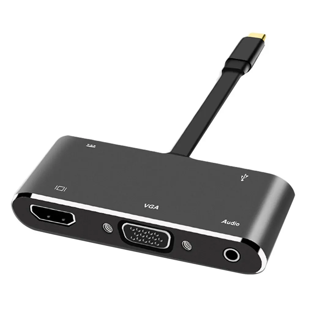 Usb 3,1 тип-c для Hdmi/Vga/Usb/Pd кабель для ноутбука с hd-монитором тип-c для Hdmi/Vga/Usb/Pd кабель