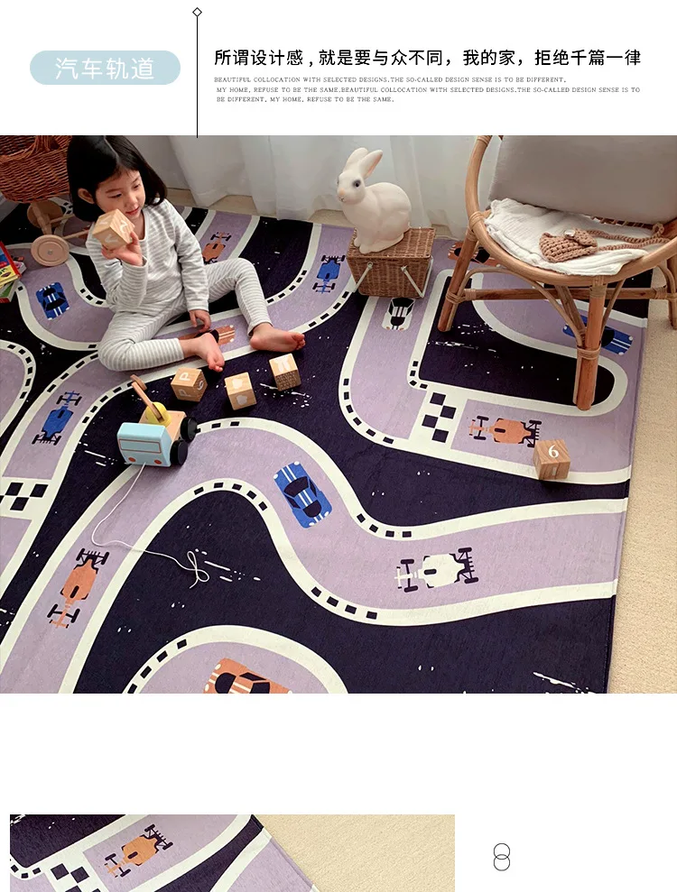 Детский игровой коврик для ползания, игровой коврик, 140*210 см, уплотненный, экологический, нескользящий, для детей, головоломка, для занятий в тренажерном зале, ковер, коврики, детская игрушка