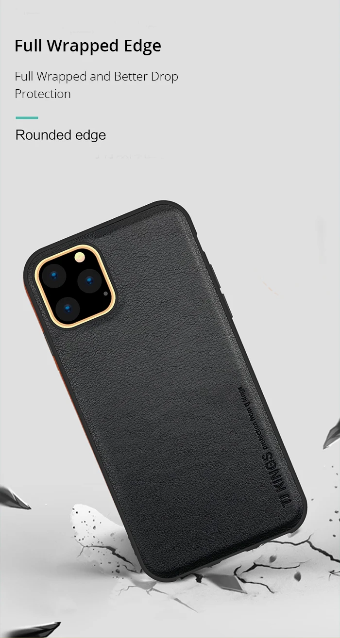 Bonola First Layer Cowhide Case for iPhone 1111Pro11ProMax High Grade Truly Leather Case for iPhone XsXrXsMax Classic Cover (5)