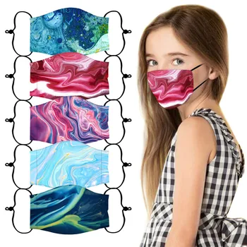 

5PCS Fashion Face Mask Safety masker mascherina For Children Kids Washable Reusable mascaras faciales maske Fast delivery