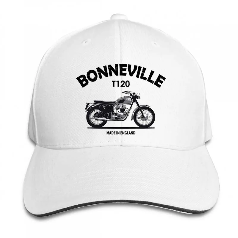 Bonneville T120, сделано в Англии, бейсболка для мужчин и женщин, Кепка для водителя грузовика, модная Регулируемая Кепка - Цвет: 2-White