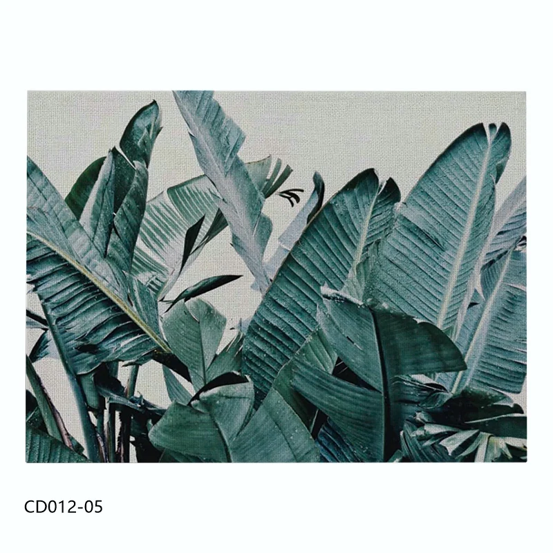 CD012-05 Модный льняной/хлопковый коврик, мультяшный коврик для кухни, обеденного стола, подстаканник, столовый набор, коврик для стола, коврик для домашнего декора - Цвет: CD012-05
