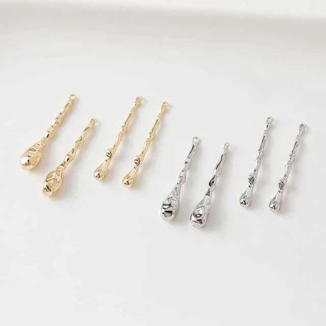 Gold Plated Brass Jewelry Making Supplies  14k Gold Plated Jewelry Making  Supplies - Jewelry Findings & Components - Aliexpress