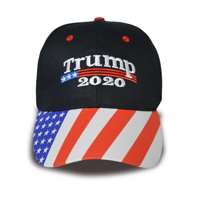 Трамп Кепки флaг сшa yзкиe Бейсбол Кепки s держать Америку снова Snapback президент шляпа, с вышитыми буквами несколько цветов на выбор - Цвет: black 2