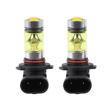 

2PCS 9145/H10 Car Fog lamp 100W LED 3000K Yellow Car Driving Running Bulbs Fog Lights Bright Replacement Car Lamps
