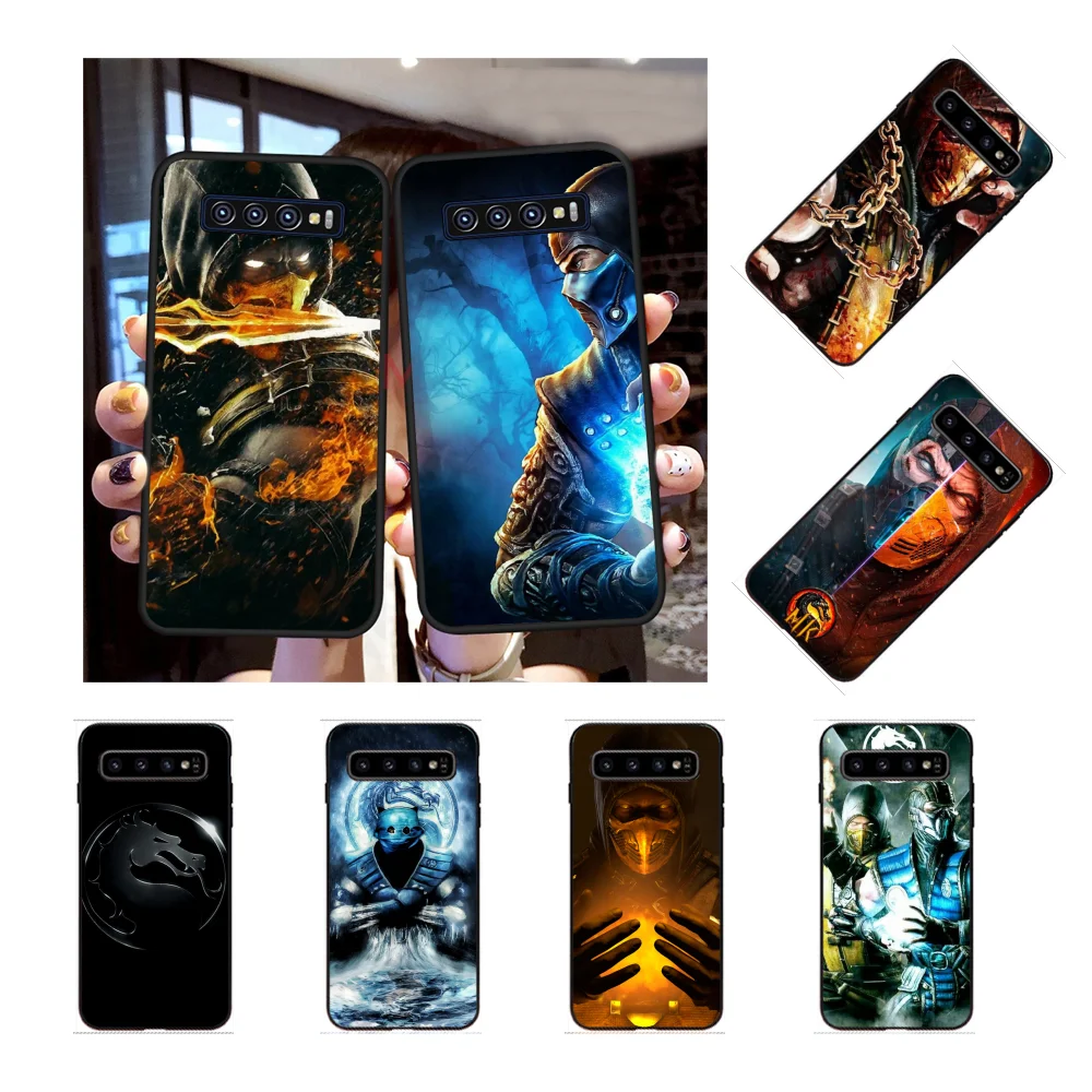 Мягкий силиконовый черный чехол NBDRUICAI Mortal Kombat для телефона Samsung S9 plus S5 S6 edge S7 S8 S10 E |