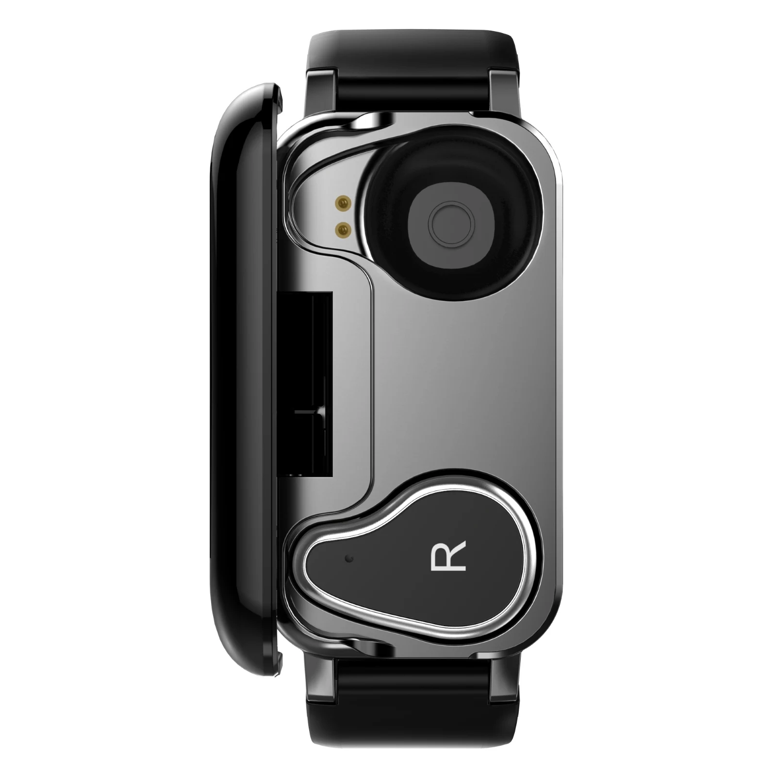 Durable Sport Watch Thermometer Smart Watch With Bluetooth Earphone Heart Rate Monitor Wristband Long-Time Standby TWS Earbud