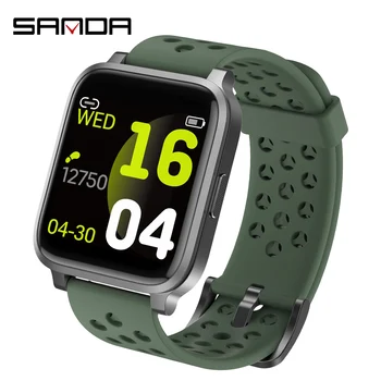 

Sanda X3 Full Touch Screen Smart Watch Men Ip68 Waterproof 30 Days Standby Heart Rate Monitor Sport Smartwatch For Android Ios