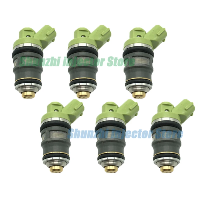 6 шт. Топливные форсунки для Toyota 2RZ 1RZ RZF80 RZF85 HIACE VAN RZH103 Oem 23250-75060 2325075060 2320975060 23209-75060