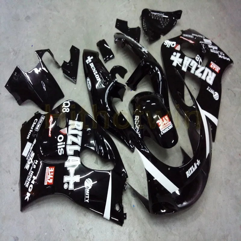 Пользовательские мотоцикла тюнинг-пакет для Suzuki GSXR600/750 1996 1997 1998 1999 2000 GSX-R600 GSX-R750 ABS Обтекатели+ винты+ черный M2 - Цвет: A