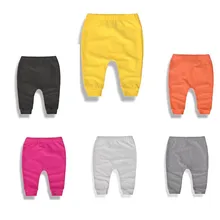 Весенне-осенняя одежда для младенцев в европейском и американском стиле брюки для маленьких мальчиков и девочек из чистого хлопка