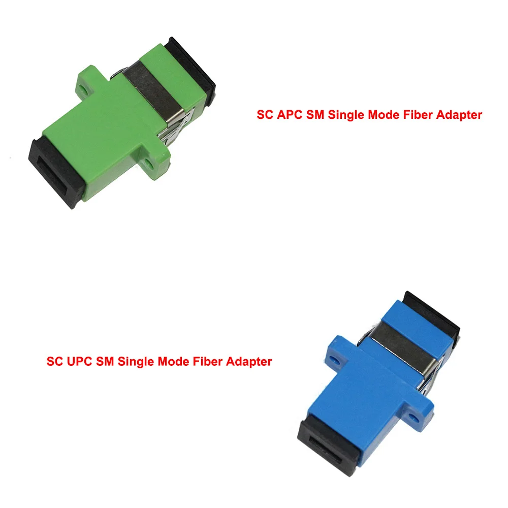 

100 Pieces SC UPC/APC Fiber Optical Adapter SM Single Mode Simplex for Fiber Patch Cord, Fiber Pigtail, Connector