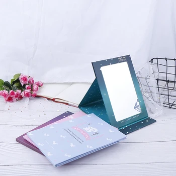 

1pc Folding Mirror Makeup Mirror Desktop Portable Mirror 21*15cm