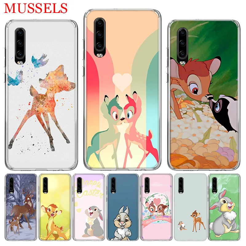 

Bambi Thumper TPU Soft Cover Phone Case For Huawei P30 P20 Mate 20 10 Pro P10 lite P Smart + Plus Z 2019 Shell Coque