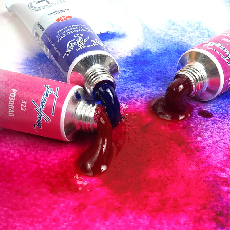 Russian Watercolor Paint 10ml Watercolor Painting Acuarelas Palette Art Supplies
