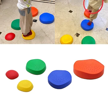 Kids Stepping Stones 5-Pack Children Balance Coordination Trainning Toys Rocks 1