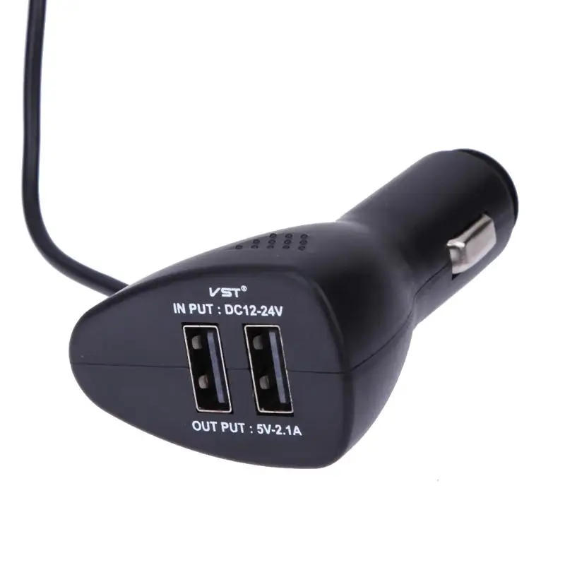 120W гнездо для автомобильного прикуривателя с разъемом 12 V/24 V DC Мощность автомобильный адаптер
