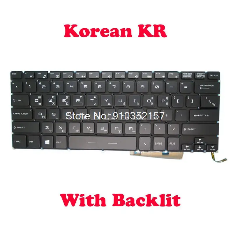 CZ IT UK Keyboard For MSI GS30 2M GS32 6QE 7QE GS43VR 6RE 7RE GS40 6QE 6QD MS-14A1 MS-14A2 MS-14A3 Japan JP France FR Spain SP wireless keyboard for pc Keyboards