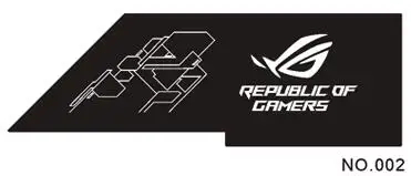 Bykski ASUS ROG Strix Helios GX601 Chasis power Склад настроить сервант панель на заказ AURA 12V 4PIN или 5V 3PIN коннектор - Цвет лезвия: 2