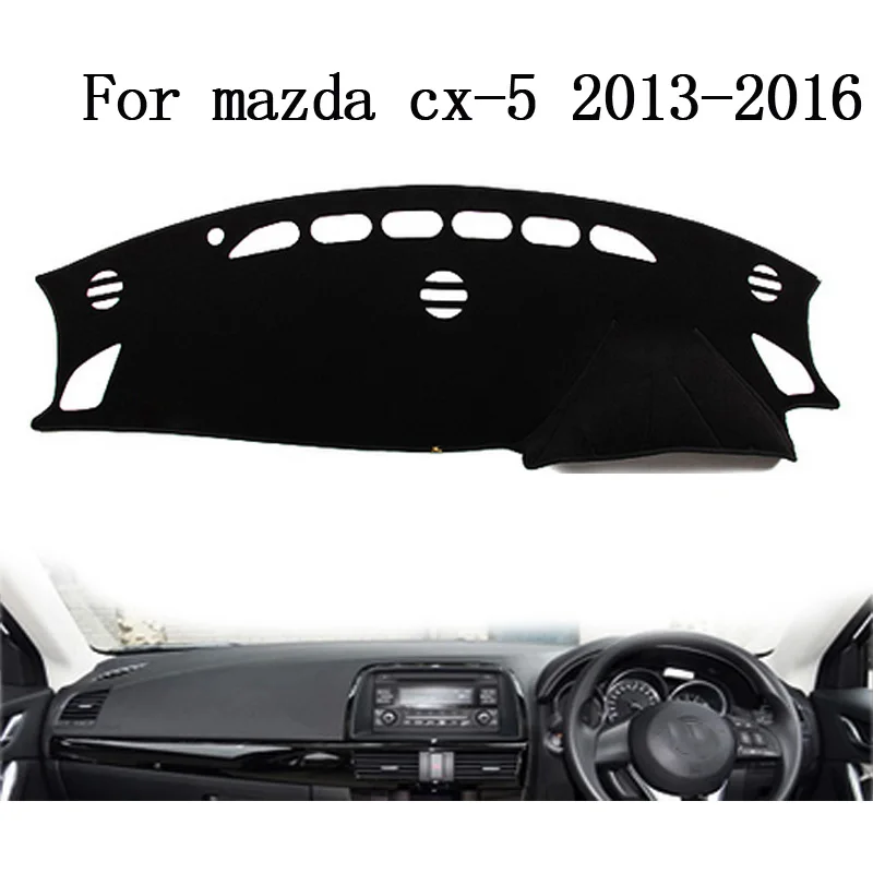 RKAC для mazda CX-5 2013- правый и левый руль автомобиля приборной панели Чехлы коврик тент подушка коврик ковры аксессуары