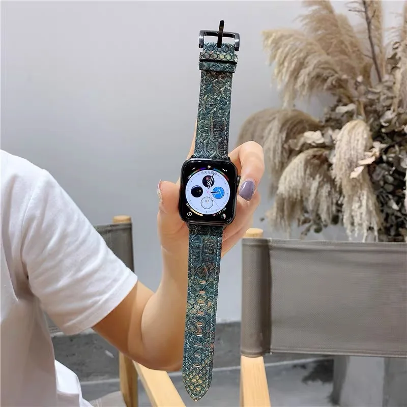 Ремешок кожаный для Apple Watch Series 2 3 4 5 38 мм 42 40 44 мм|Ремешки часов| |